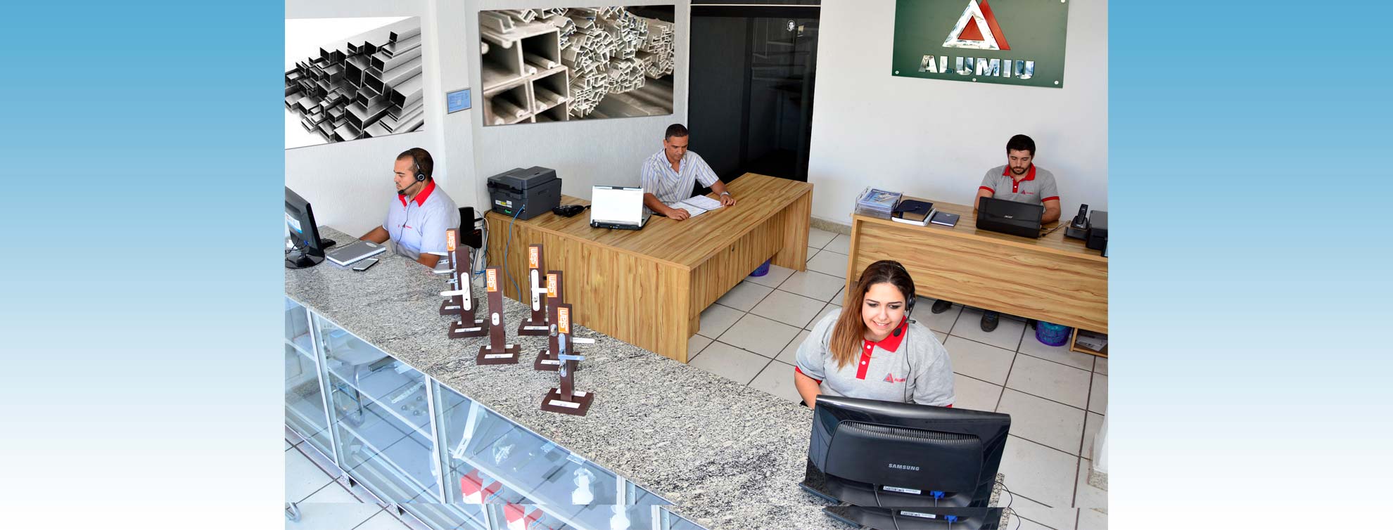 Equipe treinada e experiente